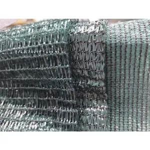 Agriculture Shade Net 100% HDPE Shadow Mesh With Dark Green Black White Color Mesh