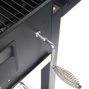 IOnthunder <span class=keywords><strong>Heavy</strong></span> Duty Garden Barrel Trolley Fumador al aire libre Barbacoa Parrilla Carbón Barbacoa Parrilla Mesa auxiliar <span class=keywords><strong>Radio</strong></span> portátil Barbacoa - Product Image 5