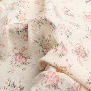 Tessuto Morbido in Cotone <span class=keywords><strong>Mussola</strong></span> Crepe a Doppio Strato, Leggero, Stampato, 120gsm, per Pannolini e Camicie per Bambini - Product Image 2