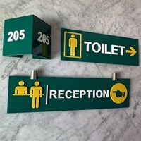 Expédition rapide, plaque de porte personnalisée avec numéro de maison éclairé par LED, métal, acrylique, 3D, numéros d'adresse, logo mural pour hôtel, maison
