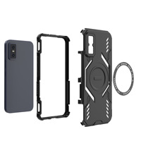 Étui de protection robuste en PC et TPU résistant aux chocs avec ventilation tactique et aimant pour Infinix GT 30 Pro Note 50s Edge