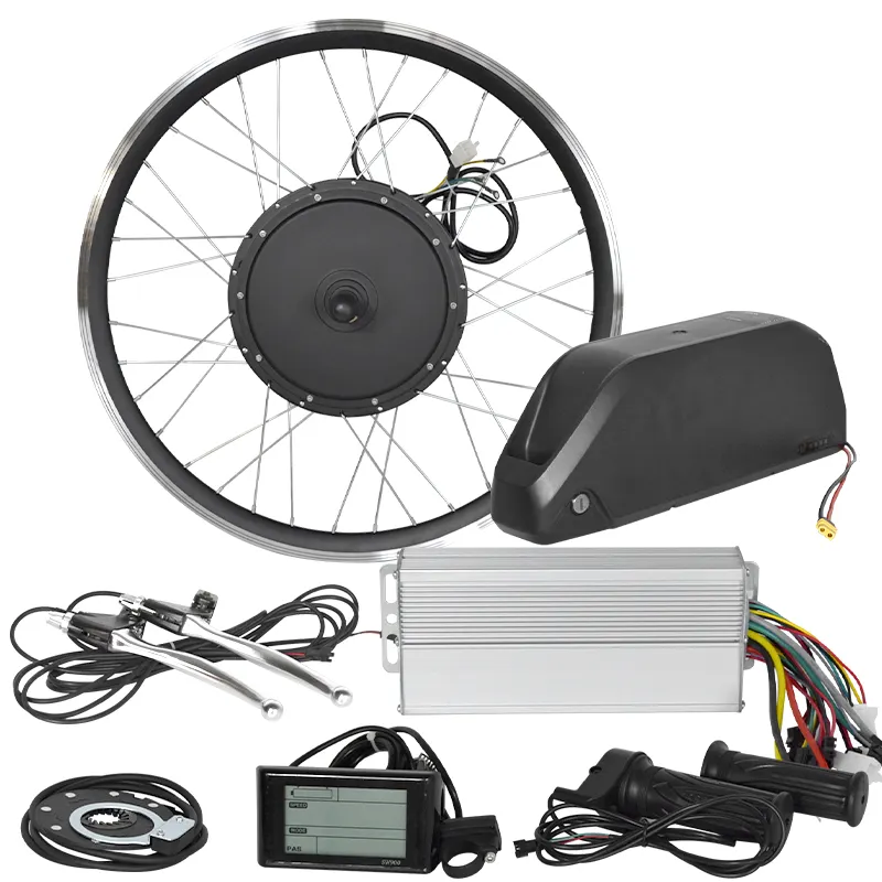 Kit motor de bicicleta elétrica, novidade-kit de motor de bicicleta moto 48v 1000w hub motor 1500w