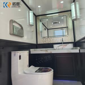 Remolque de Baño Portátil de Dos Cabinas, Remolque de Baño Móvil para <span class=keywords><strong>Alquiler</strong></span> en Eventos al Aire Libre y Bodas - Product Image 6