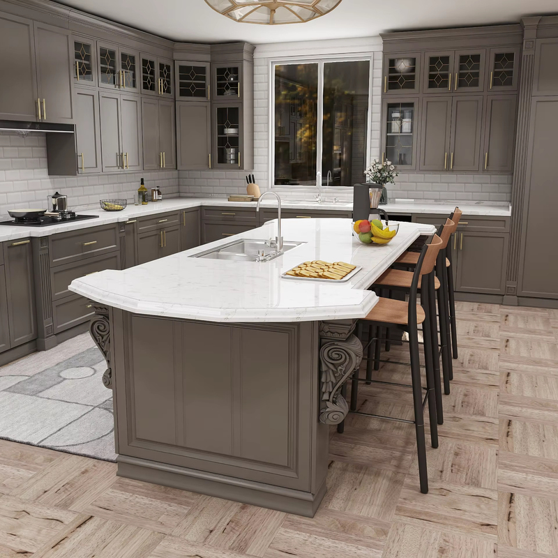 Antique European Kitchen Furniture Luxury Wooden