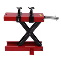 Support de cric de levage en acier pour moto Cric en acier réglable 500KG Plate-forme de réparation réglable pour moto