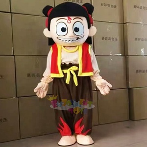 <span class=keywords><strong>Disfraz</strong></span> <span class=keywords><strong>de</strong></span> Mascota <span class=keywords><strong>de</strong></span> Nezha, Figura Mitológica China, Último Lanzamiento en Venta en Línea - Product Image 3