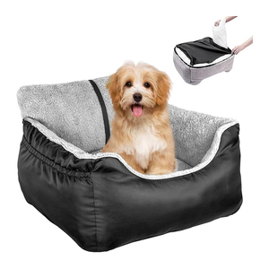 Cama de Lujo Personalizada para Perros y Gatos, para Asiento Trasero de Coche, Tipo Cueva, de Poliéster Sólido, Rectangular, Súper Cálida, Desmontable, Lavable, Semicerrada - Product Image 1