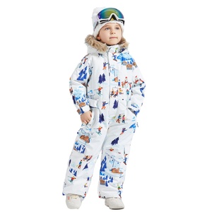 Nuevo Conjunto de Traje de Esquí de una Pieza para Niños y Niñas, Impermeable y Cálido, Overol de Esquí para Niños - Product Image 2