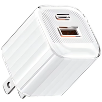 Pengisi Daya Cepat Elektrik USB-C Multi-Port Starlink Mini 20W dengan Proteksi OTP/OVP/OCP untuk Smartphone, Tablet & Jam Tangan Pintar
