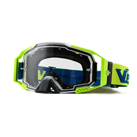 Lunettes de motocross MX avec sangle personnalisée, logo, lentille PC, protection UV 100%, système Roll-Off, déchirables, pour moto tout-terrain