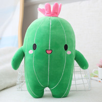 En stock, super doux, mignon, kawaii, vente en gros, peluche, dessin animé, peluche, oreiller, jouet en peluche, plante cactus