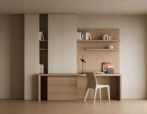 Librería Moderna de Madera Maciza, Tamaño Personalizado, Modular, Ecológica, Ahorra Espacio para el Hogar, Oficina, Escuela, Apartamento, Sala de Estar - Product Image 2