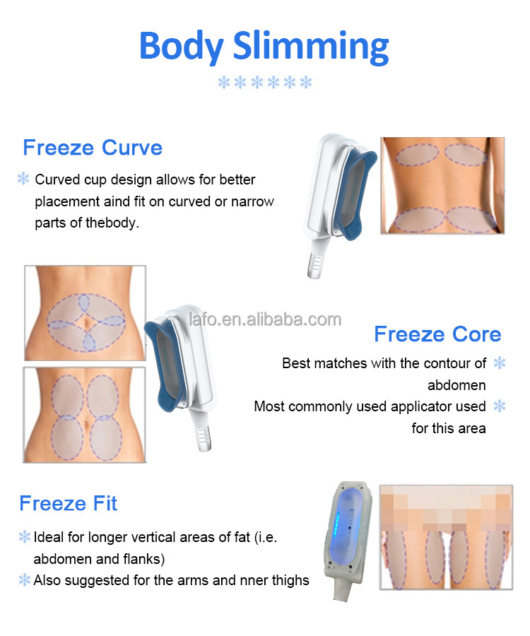 2022 Professional Weight Loss Body Sculpting 4 Handles 360 Cryolipolysis Fat Removal machine
