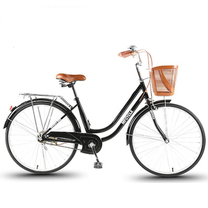 Vélo de ville vintage <span class=keywords><strong>hollandais</strong></span> 24/<span class=keywords><strong>26</strong></span> <span class=keywords><strong>pouces</strong></span> à 6 vitesses avec panier, style café, cadre bas, pour <span class=keywords><strong>femme</strong></span>, en stock usine - Product Image 5