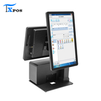 Sistema POS de 15.6 Pulgadas 1920x1080 con Pantalla Táctil, Aleación de Aluminio, Android/Windows, Impresora y Escáner Integrados
