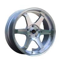 Rines de Aleación de Aluminio de 16'', 17'' y 18'' para Automóviles, 5x114.3/4x114.3/4x100 PCD 7J 7.5J 8J, 5 Radios, para Sedán, Modificación de Autos JDM