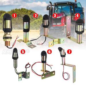 Soporte Metálico Giratorio para Baliza Luminosa, Soporte Flexible para Luz de Advertencia con Poste DIN, Luz de Montaje para Tractor - Product Image 1