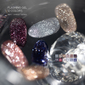 BBM série indisciplinée Gel clignotant vernis à ongles de haute qualité brillant Nail Art Gel à la mode Polis pour la beauté des ongles - Product Image 3
