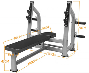 Olympus Commercial <span class=keywords><strong>Gym</strong></span> Flat Bench Press Equipo de entrenamiento Banco deportivo de peso de acero de lujo - Product Image 5