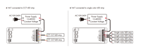 Contrôleur LED V4-T 12V-48VDC à tension constante PWM, gradation RF synchrone 4 canaux pour bande LED CCT RGBW RGB, garantie 5 ans