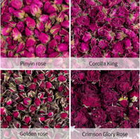 Thé en fleurs de rose rose 100% pur, qualité supérieure, herbe brillante, thé en vrac pour boisson bien-être, vente en gros, origine Chine