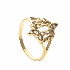 Stainless Steel Hollow Flower <b>Ring</b> Retro Silver Women's Party Jewelry 212032 - Product Image 5