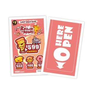 การพิมพ์สลากขูดแบบดึงสีสันสดใสตามสั่ง - Product Image 2