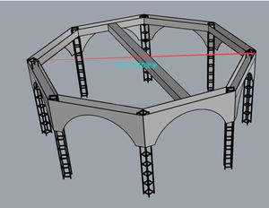 Mịn nhà sản xuất chuyên nghiệp Trắng mô hình rỗng <span class=keywords><strong>chuppah</strong></span> ARBOR đám cưới <span class=keywords><strong>chuppah</strong></span> vòm khung kim loại khung của CHUPA trang trí - Product Image 5