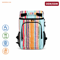 Sac isotherme de pique-nique d'extérieur de taille moyenne, étanche, avec décapsuleur intégré, robuste et portable, vente en gros en vrac direct usine