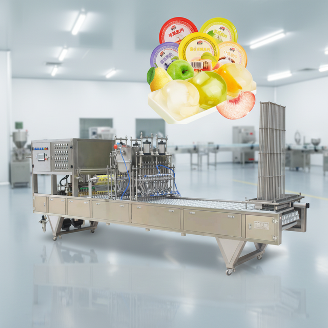 Customized Liquid Fruit Juice Jelly Cup Filling and Sealing Packing Machine Manufacturer