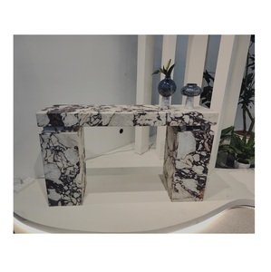 Mármol Natural Calacatta <span class=keywords><strong>Viola</strong></span> de Alta Calidad, Moderno, Pulido, Diseño Personalizado, Duradero, Consola Lateral para Sala de Estar - Product Image 1