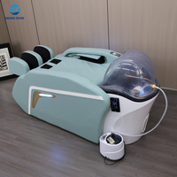 Fauteuil de coiffure thaïlandais moderne de luxe pour salon, lit de lavage, fauteuil de massage électrique 4D pour le corps entier et le spa capillaire