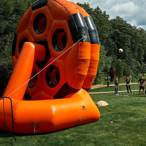 Blau-Gelbes Aufblasbares Fußball-Dartscheiben-Set, Aufblasbare Fußball-Zielscheibe für Trainingsspiele - Product Image 6