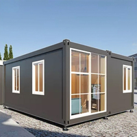 Kit de structure rectangulaire respirante en panneaux sandwich d'acier, épaisseur standard, pour maison préfabriquée moderne, villa, hôtel, conteneur préfabriqué 1