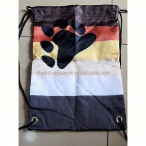 Promotional Polyester Gift <b>String</b> <b>Bag</b> Sports Traveling Custom Drawstring Backpack <b>Bag</b> for Men Women Children - Product Image 5