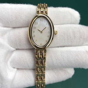 Orologio <span class=keywords><strong>da</strong></span> <span class=keywords><strong>Polso</strong></span> Piccolo in Oro <span class=keywords><strong>per</strong></span> Donne, Classico Lussuoso in Acciaio Inossidabile, Movimento Giapponese, Design Personalizzato del Quadrante, Orologio <span class=keywords><strong>al</strong></span> <span class=keywords><strong>Quarzo</strong></span> di Alta Gamma alla Moda - Product Image 4