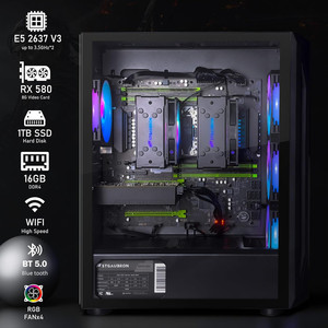 PC da Gaming Ricondizionato STGAubron Dual CPU Intel Xeon E5 fino a 3.7GHz 4GB DDR4 HDD - Product Image 4