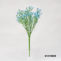 Bunga Babysbreath Plastik Laris Manis 234 Kuntum Biru Gypsophila 35cm untuk Buket Pengantin Dekorasi Pernikahan dan Hiasan Tengah Meja Rumah