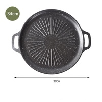 Poêle antiadhésive pour pizza, œufs, crêpes, légumes, steak, omelette, cuisine domestique et extérieure