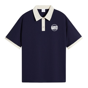 Polo <span class=keywords><strong>homme</strong></span> personnalisé, épaules tombantes, couleur contrastée, 100% coton, 300g, manches courtes, <span class=keywords><strong>pour</strong></span> <span class=keywords><strong>homme</strong></span> - Product Image 3