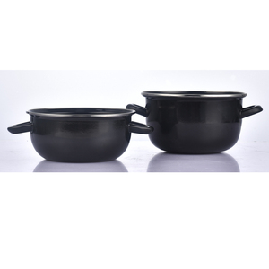 Casserole et marmite à <span class=keywords><strong>moules</strong></span> 2-en-1 multifonction en acier au carbone 24 cm avec revêtement émaillé moderne antiadhésif et accessoires métalliques - Product Image 4