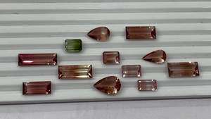 พลอยธรรมชาติทำด้วยมือผลิตภัณฑ์จำนวนมากชนิดสองสีทัวร์มาลีนแตงโมทัวร์มาลีน - Product Image 5