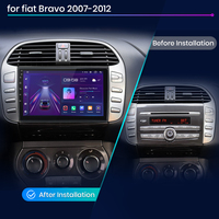 Junsun-Radio con Android para coche Fiat Bravo 2007-2012, reproductor de DVD para Fiat Bravo, Carplay, estéreo
