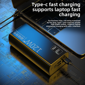 <span class=keywords><strong>Batterie</strong></span> externe 30000 mAh haute capacité avec charge rapide USB 22,5 W, <span class=keywords><strong>batterie</strong></span> Li-Polymère ABS, Micro USB Type-C, affichage LED, <span class=keywords><strong>batterie</strong></span> <span class=keywords><strong>de</strong></span> <span class=keywords><strong>secours</strong></span> pour l'extérieur - Product Image 6