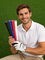 Poignées de club de golf de qualité supérieure pour la livraison directe, texture antidérapante durable, plusieurs options de couleurs pour une performance de préhension améliorée