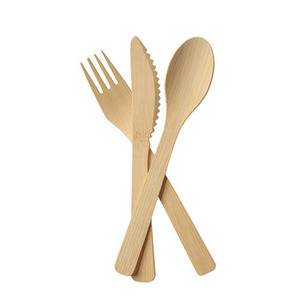 Vente en gros de couteaux en bois biodégradables jetables, respectueux de l'environnement, fourchette et cuillère, <span class=keywords><strong>couverts</strong></span> avec boîtes - Product Image 2