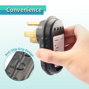 Testeur de <span class=keywords><strong>circuit</strong></span> NEMA 14-50P RV (50 Amp 125/250 Volt), testeur de prise de tension avec indicateur LED - Product Image 6