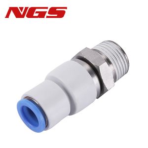 Raccordo Pneumatico Rotante ad Alta Velocità KSH, Connettore Girevole One-Touch, Raccordo Dritto KSH06-01S <span class=keywords><strong>03S</strong></span> 1/8, Gomito KSL 08-02S 12-04S - Product Image 5