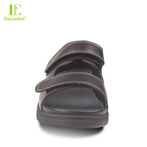 Chaussures médicales confortables d'usine semelles intérieures amovibles pieds gonflés crochet et boucle chaussures diabétiques pour femmes sandales larges - Product Image 5