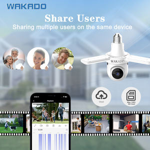 Projecteur intelligent IP CCTV 2MP intérieur HD 5G 2.4g <span class=keywords><strong>Wifi</strong></span> 1080P sans fil <span class=keywords><strong>Wifi</strong></span> ampoule caméra réseau sécurité CCVT caméra - Product Image 4